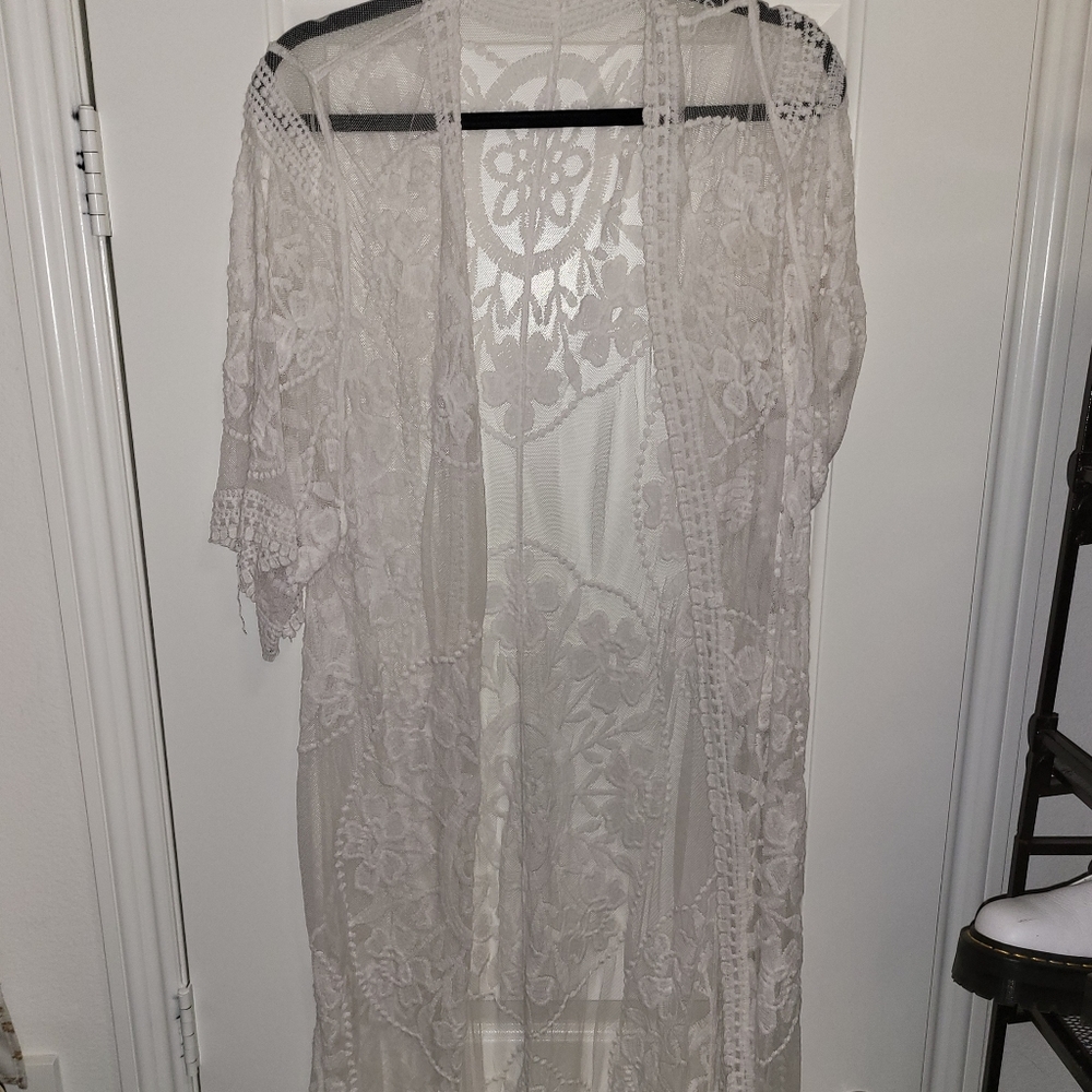 2 lace cover ups